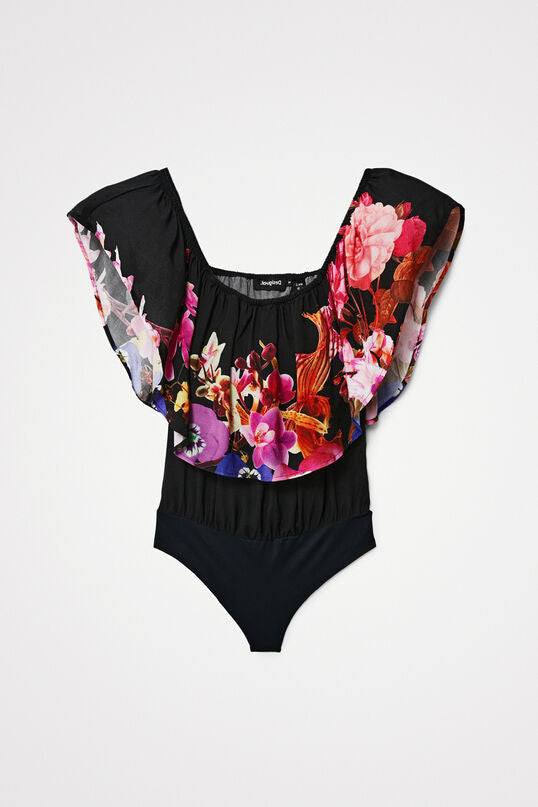 M. Christian Lacroix Flutter Bodysuit