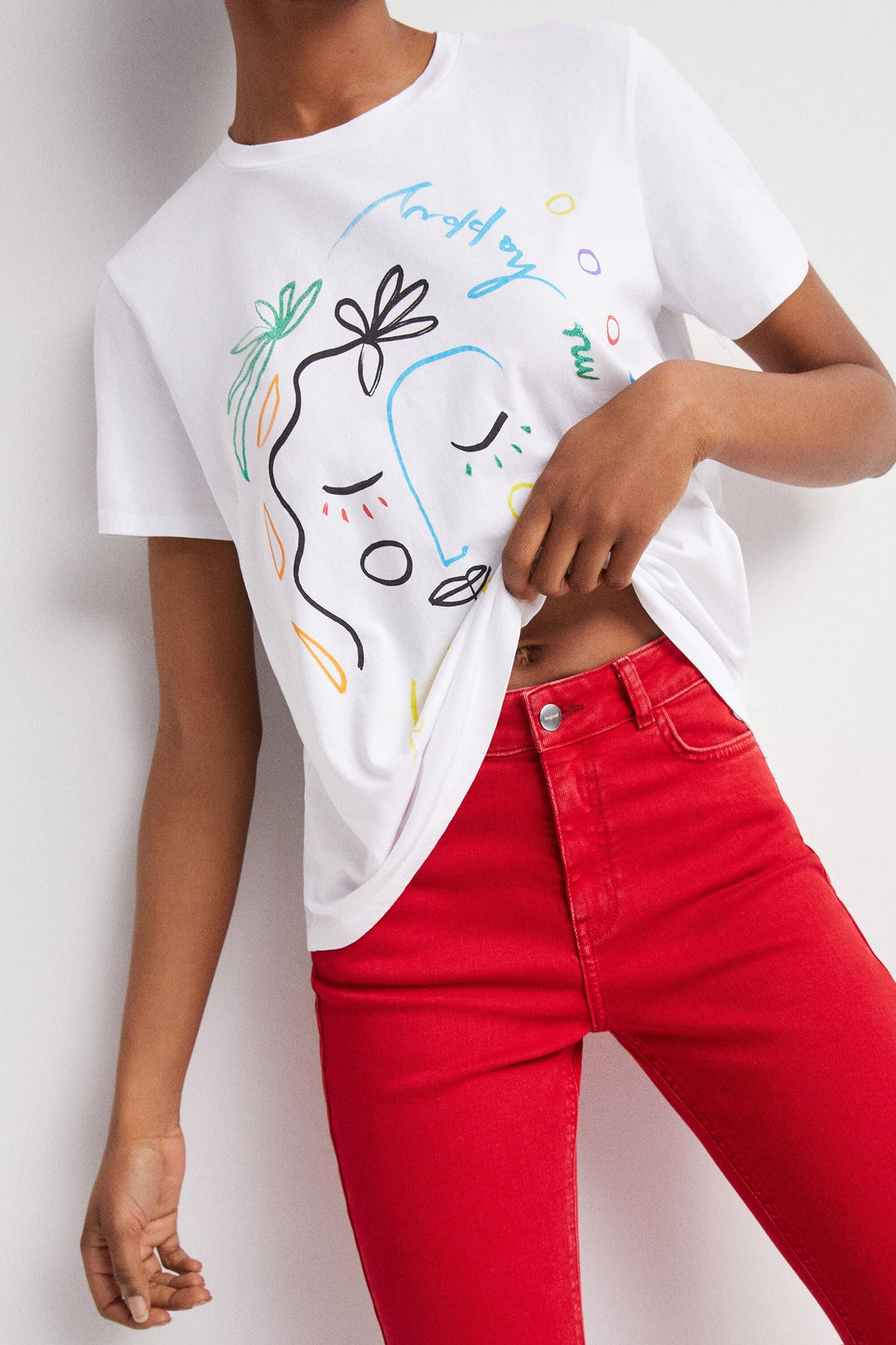 Faces T-Shirt 100% Cotton