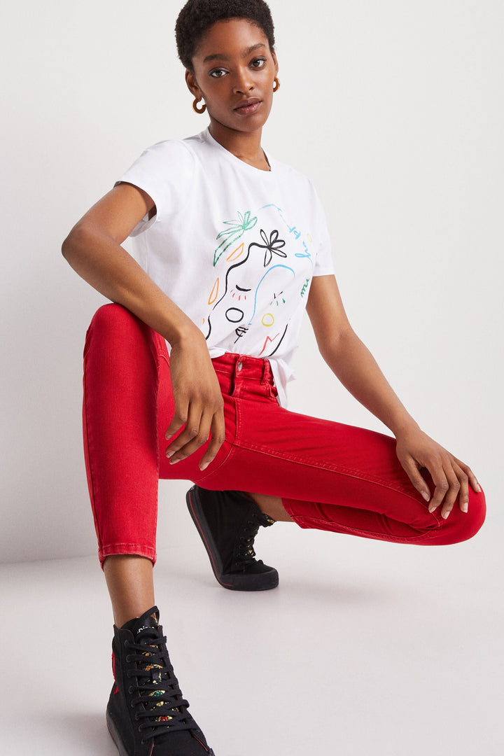 Faces T-Shirt 100% Cotton