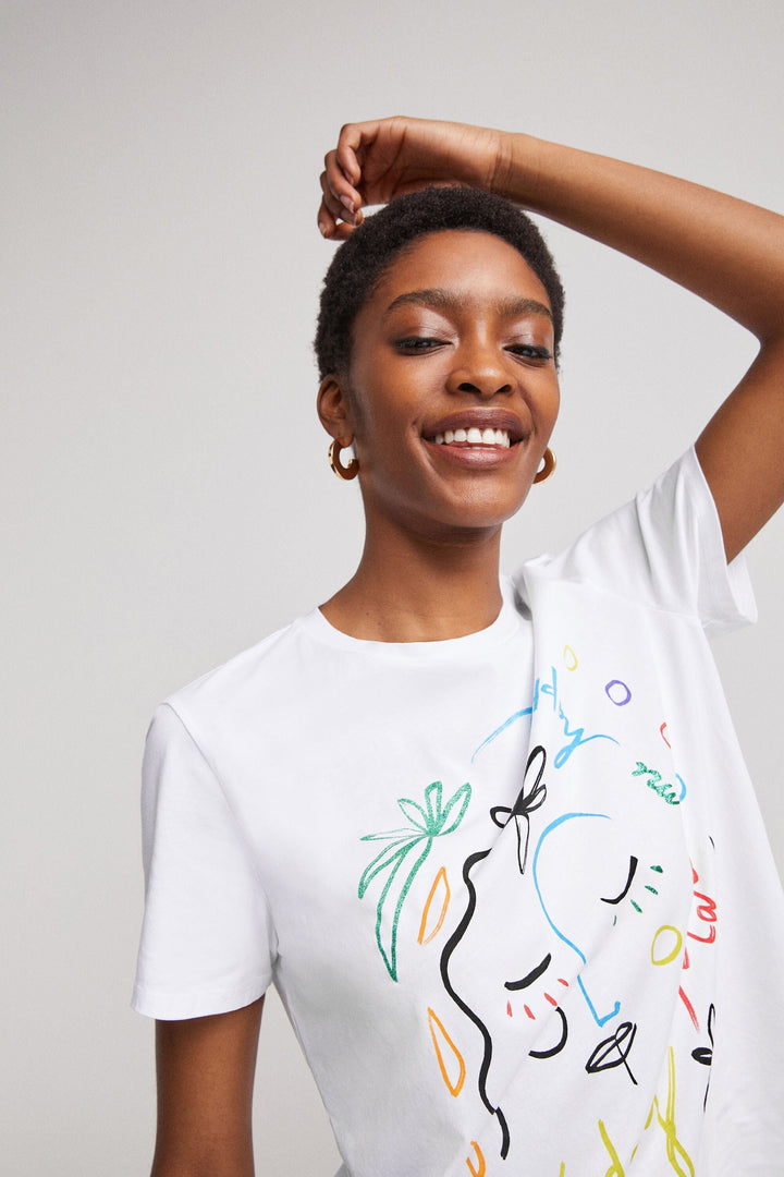 Faces T-Shirt 100% Cotton