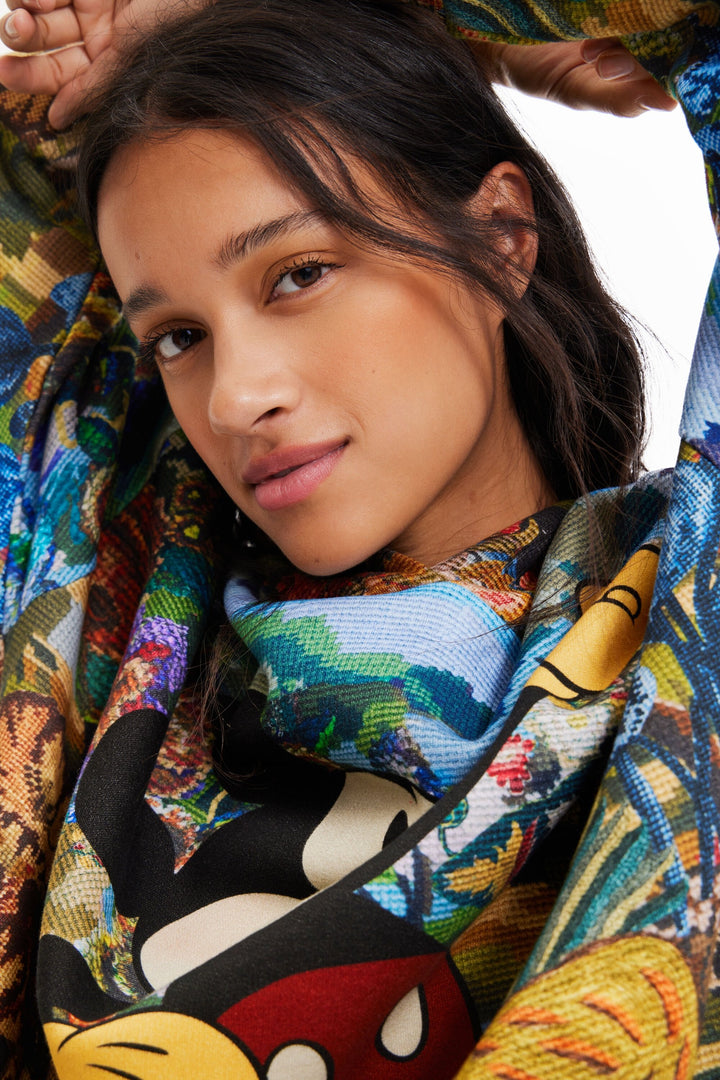 M. Christian Lacroix Pixel Print Mickey Hoodie