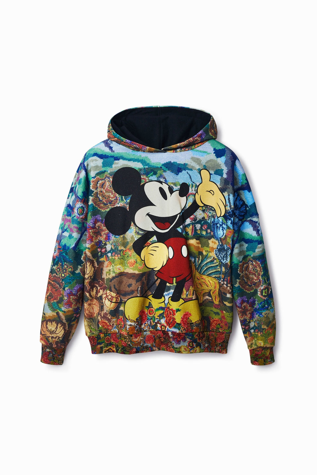 M. Christian Lacroix Pixel Print Mickey Hoodie