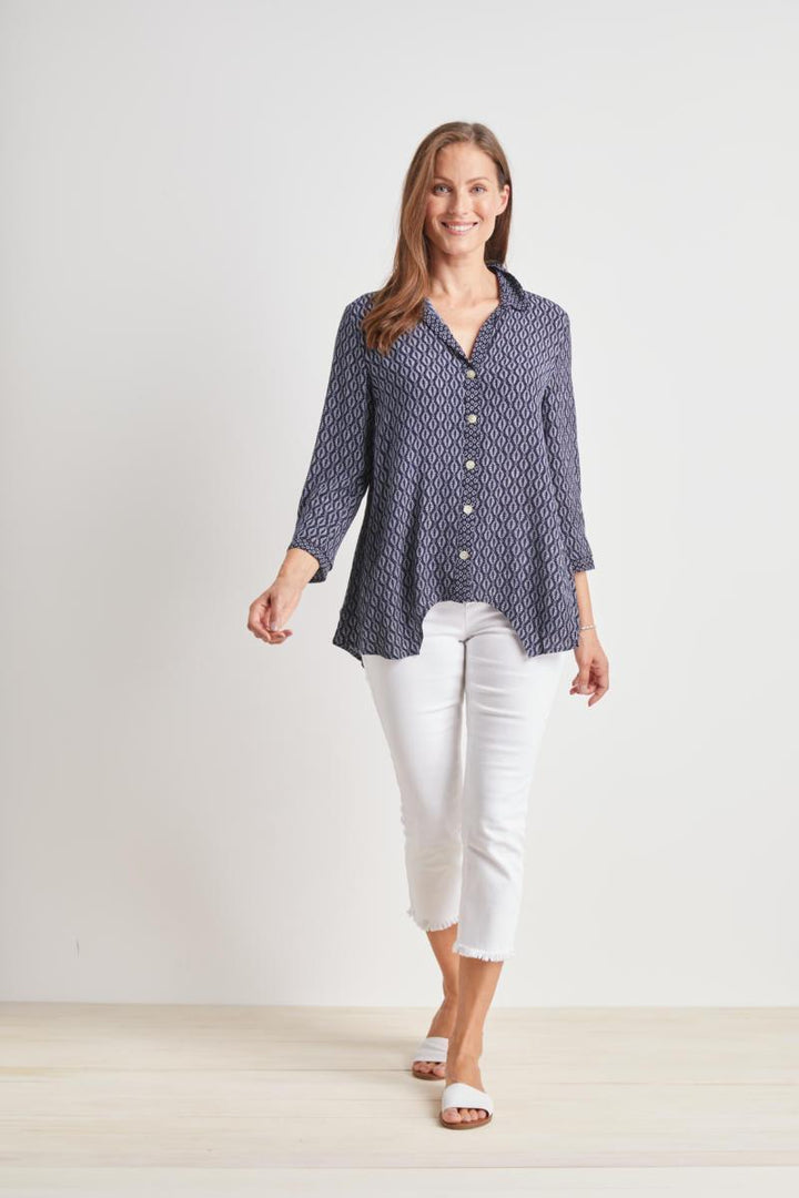 Long Diamond Blouse