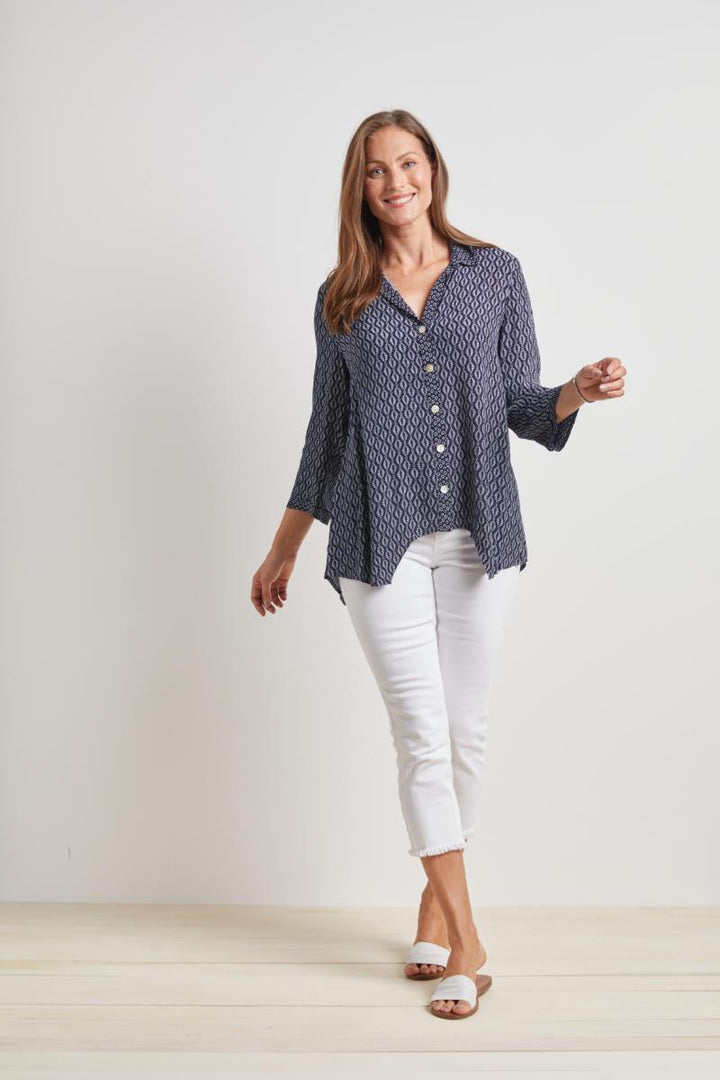 Long Diamond Blouse