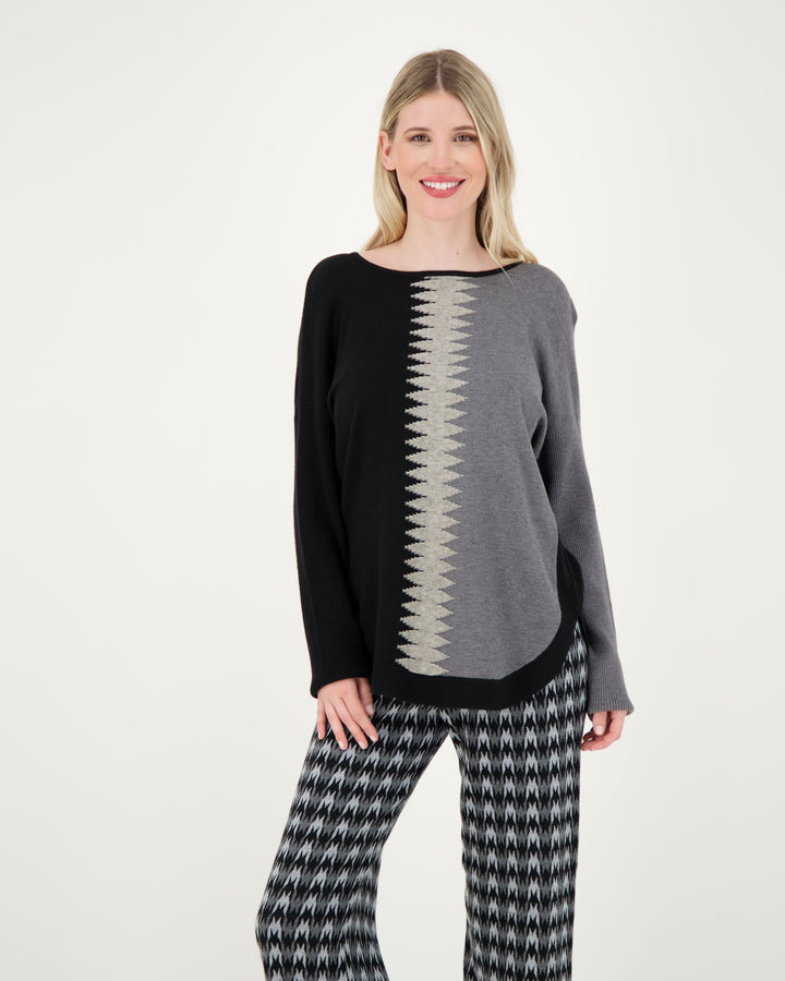 Lace Back Soft Sweater