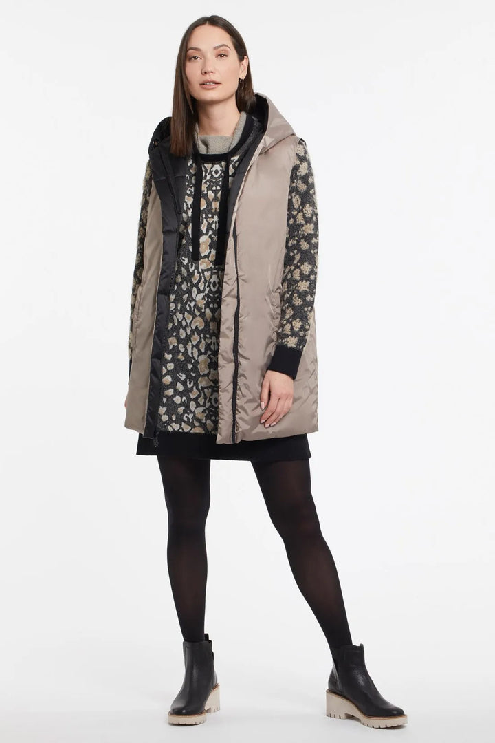 Plus Long Revrsble Poof Vest