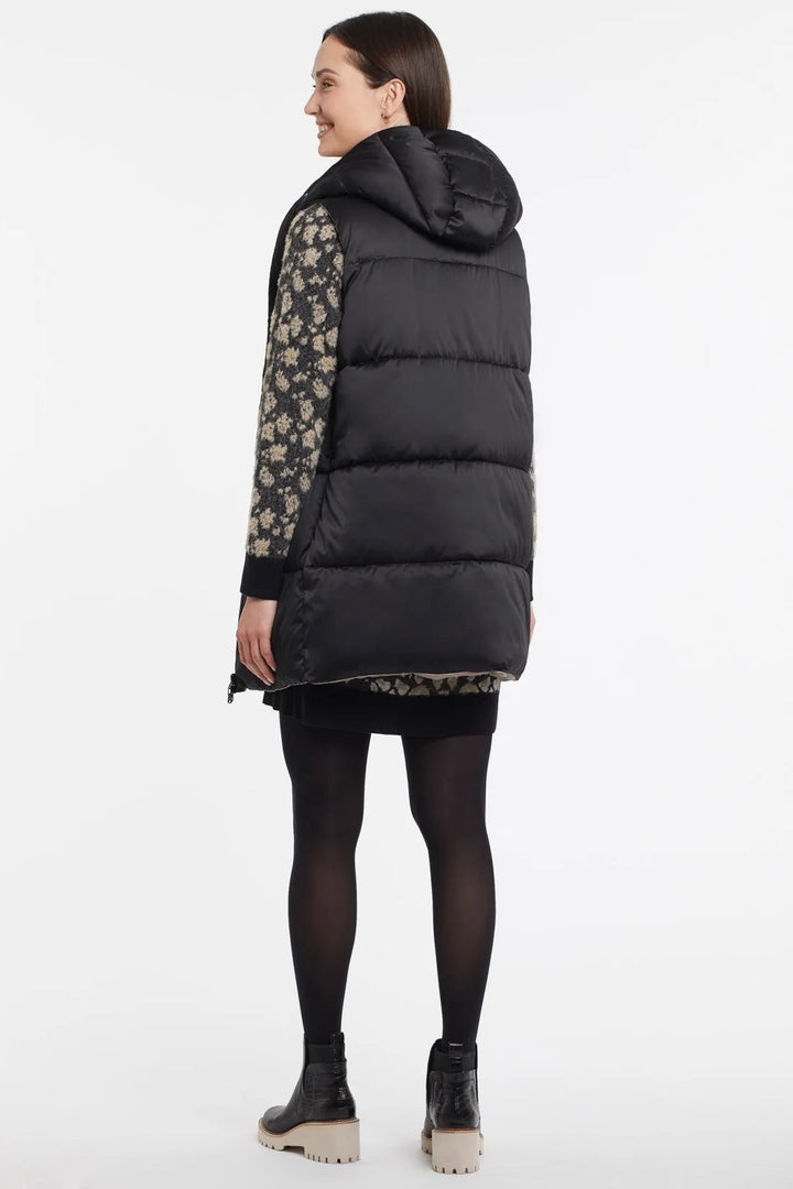 Plus Long Revrsble Poof Vest