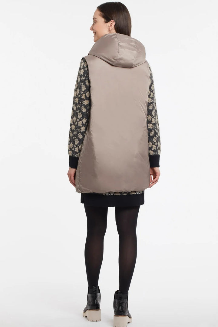 Plus Long Revrsble Poof Vest