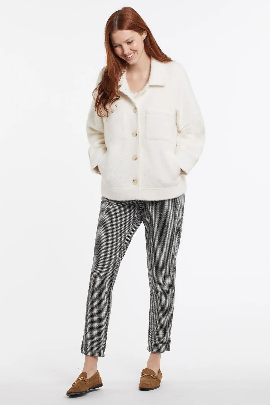 Boucle Eyelash Knit Jacket