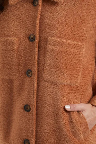 Boucle Eyelash Knit Jacket