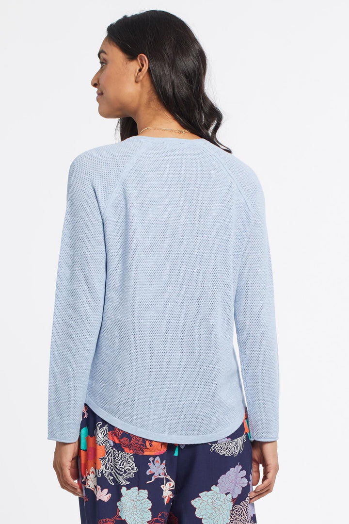 V-Neck Raglan Sweater
