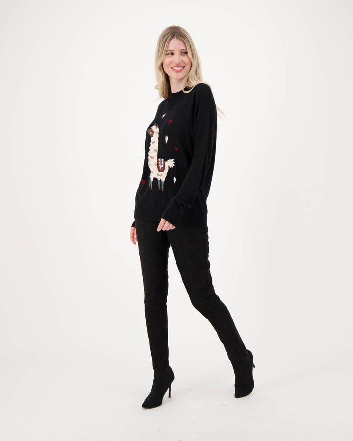 Llama Love Design Sweater
