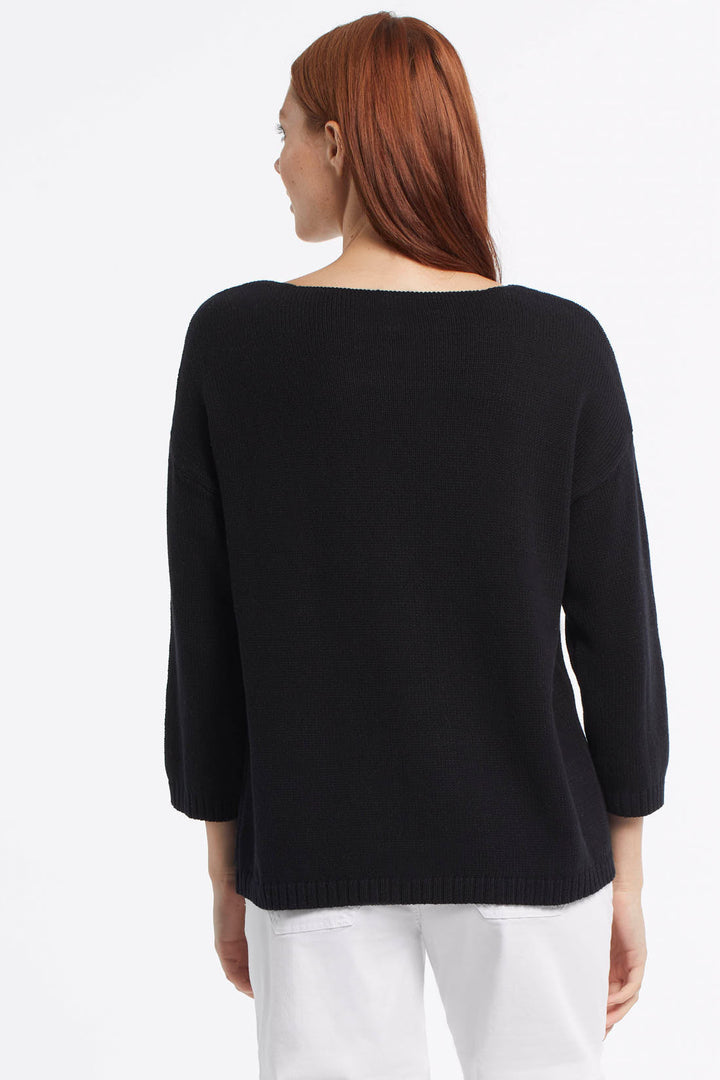 3/4 Sleeve Fun Print Sweater