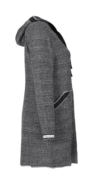 Great Boucle/Solid Cool Cardigan- Plus