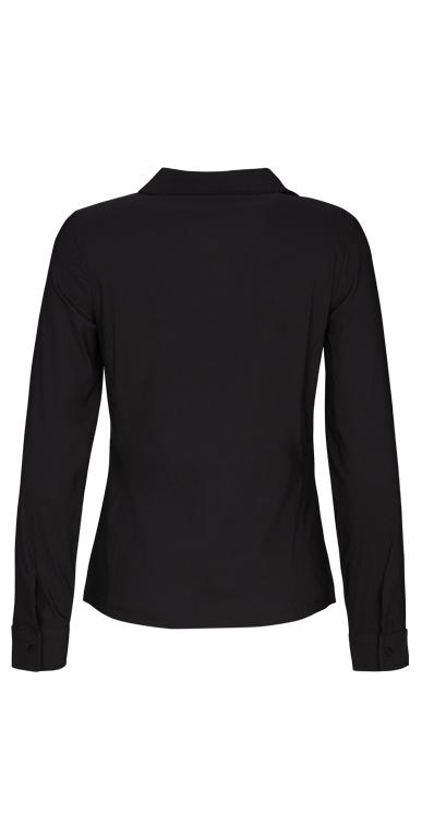 Cotton Stretch Print Top-Plus