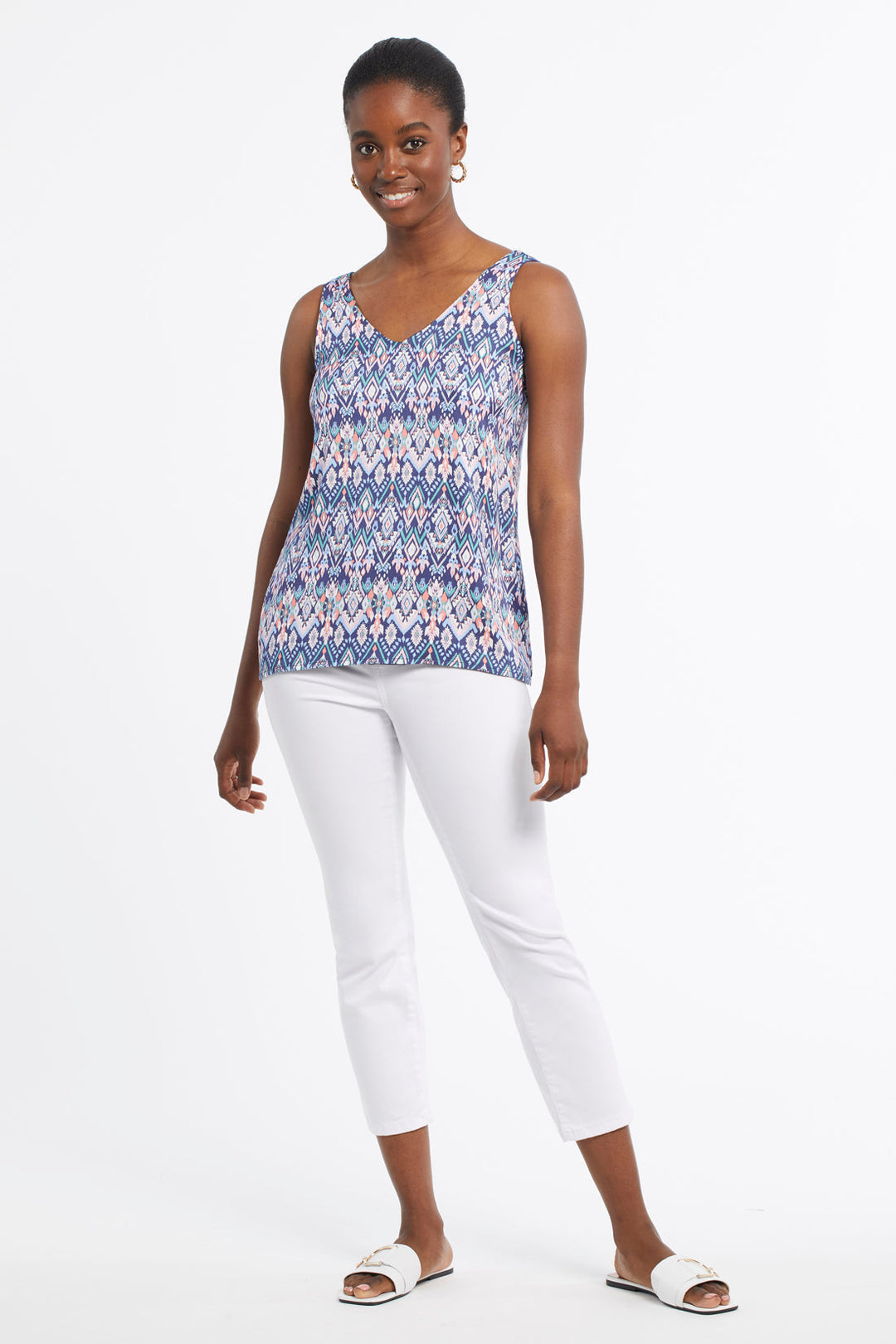 Audrey Pull On Straight Crop Jean