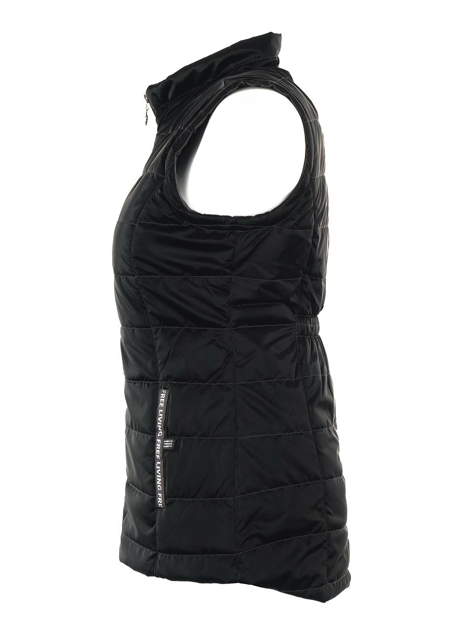 Printed Puffer Zip Vest