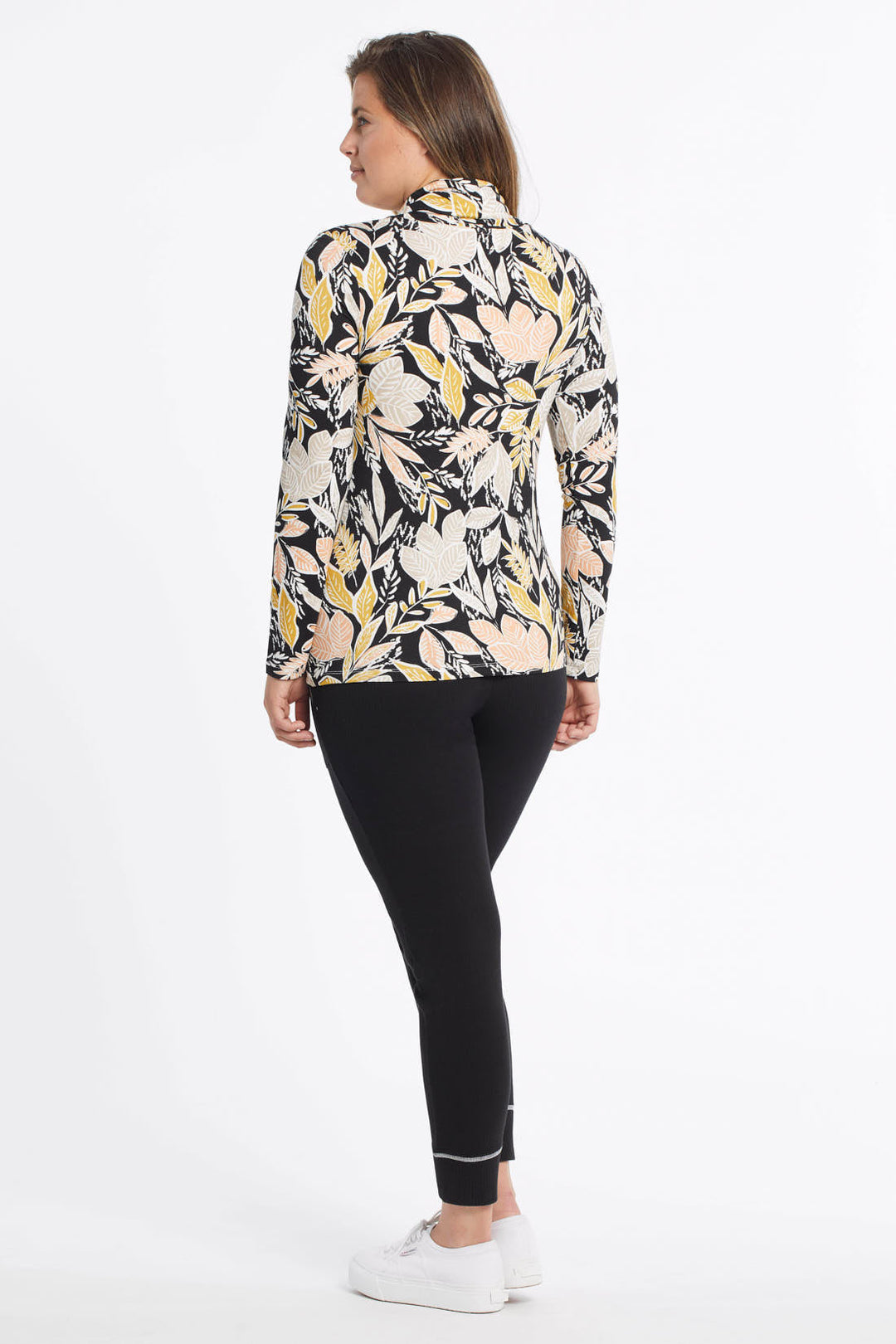 Cowl Neck Top With Pull String