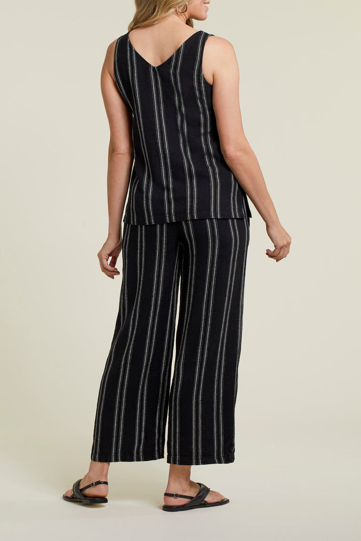 Wide-Leg Crop Pant With Drawstring