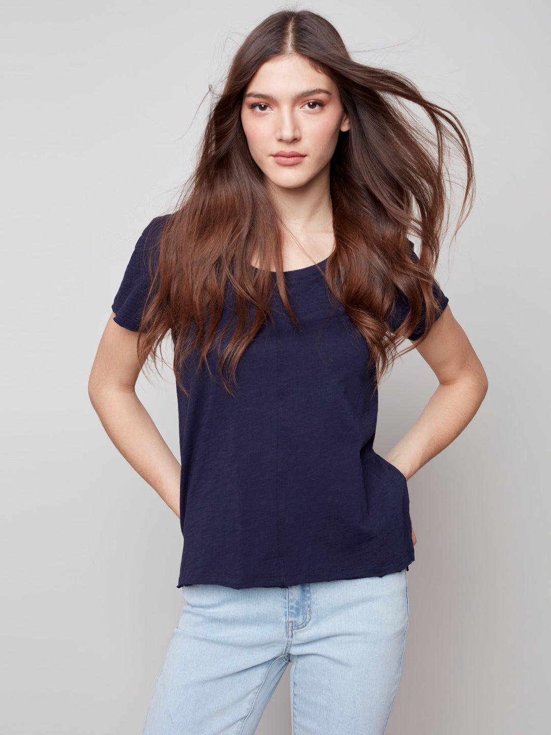 Short Sleeve Organic Cotton Top