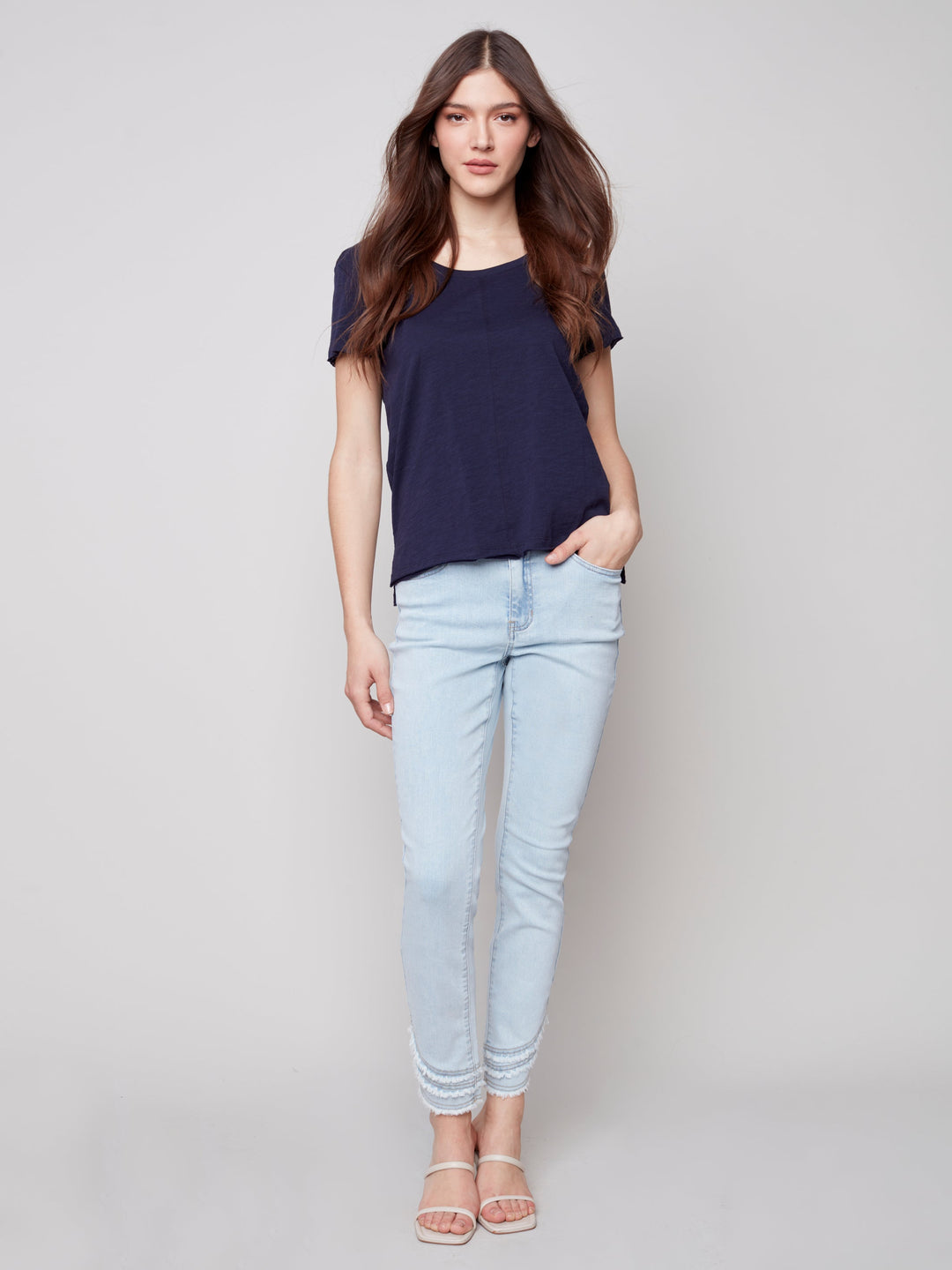 Short Sleeve Organic Cotton Top