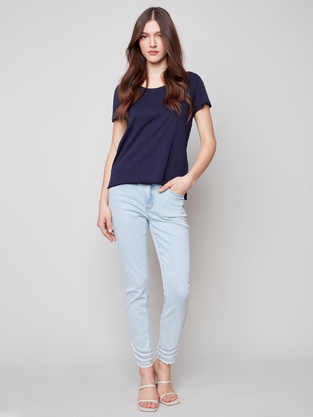 Short Sleeve Organic Cotton Top