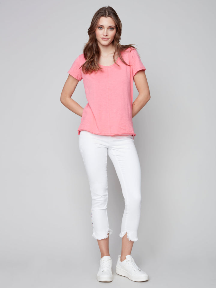 Short Sleeve Organic Cotton Top