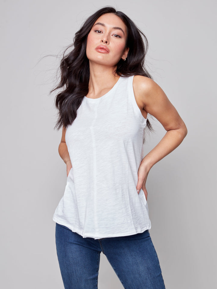 Organic Cotton Sleeveless Top
