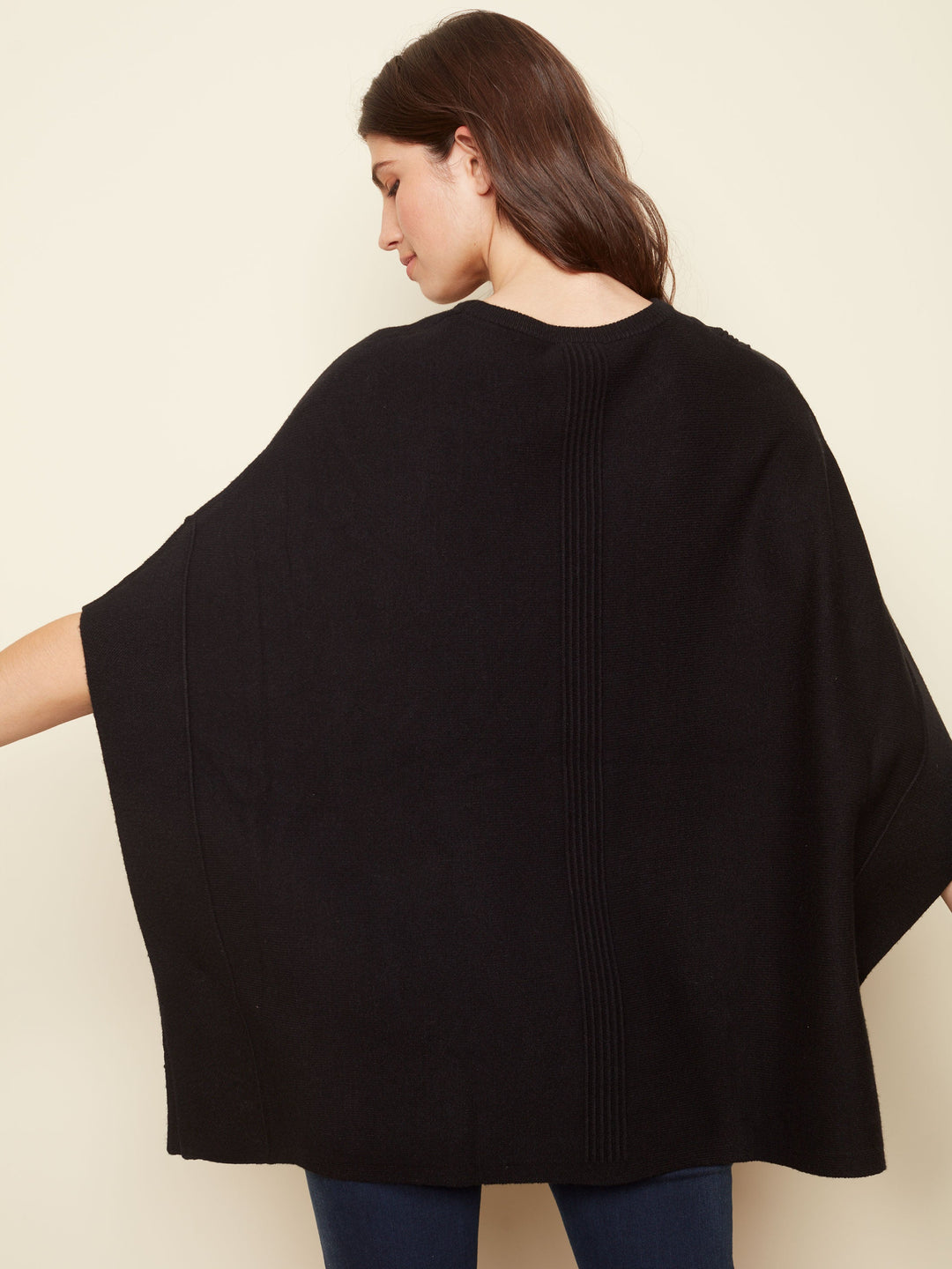 Sweater Cape - Black