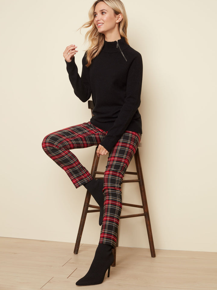 Black Webbed Heart Sweater