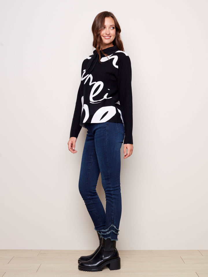 Cotton Great Script Sweater