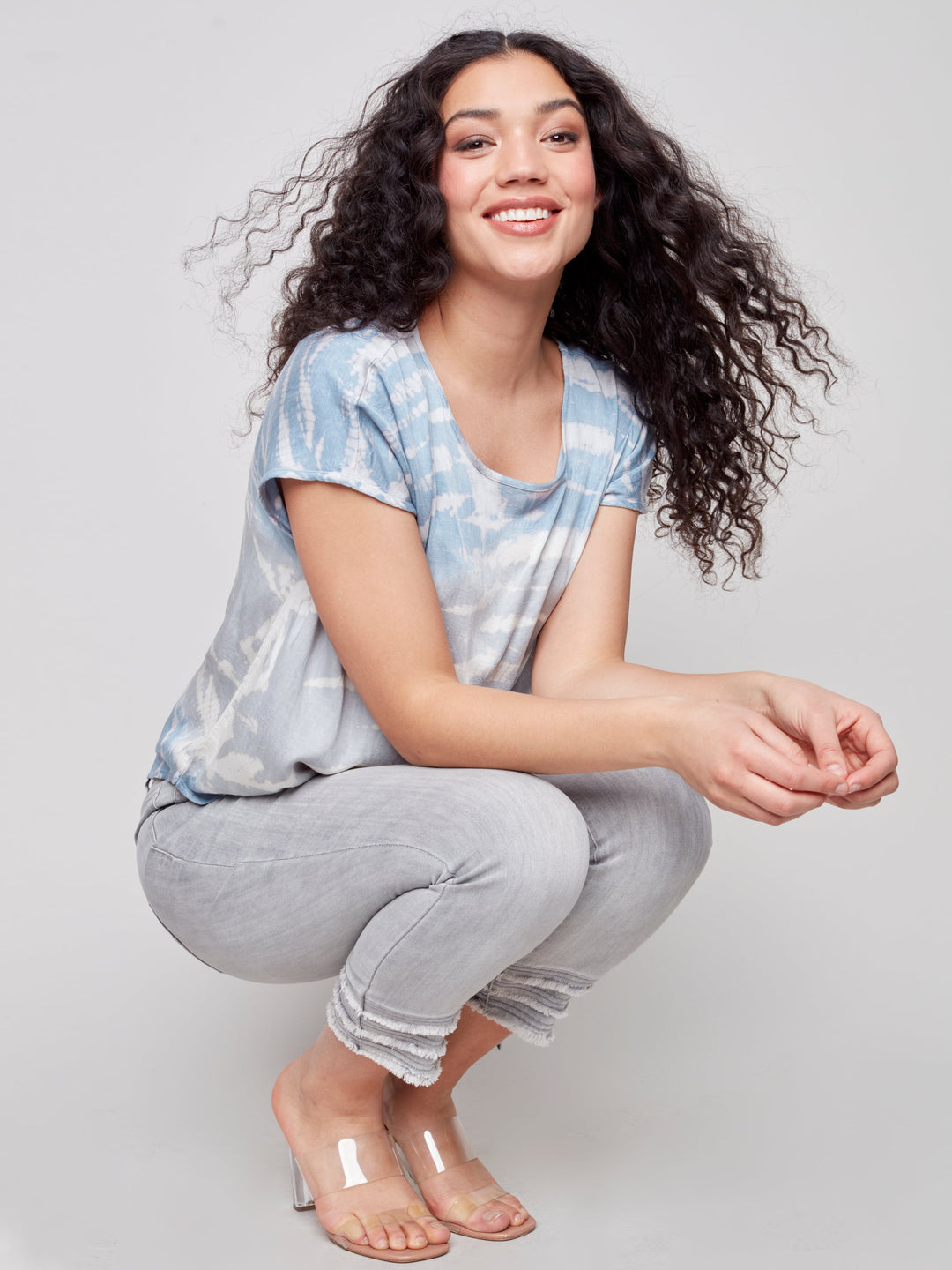 Tie Dye Short Sleeve Top
