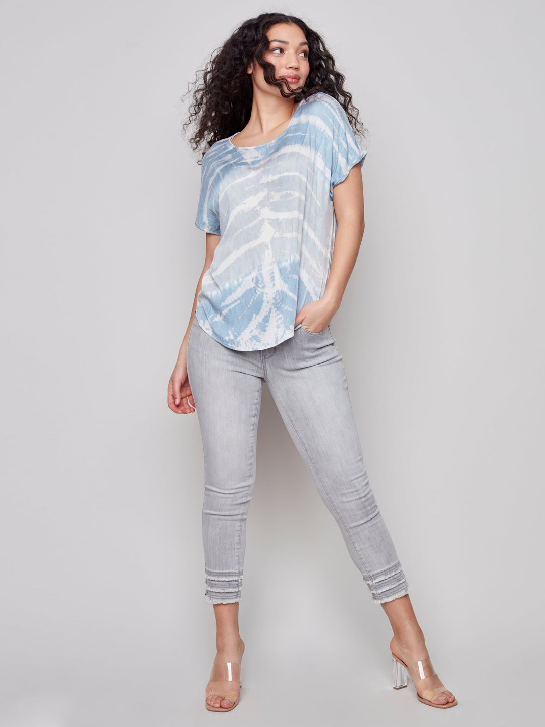 Tie Dye Short Sleeve Top