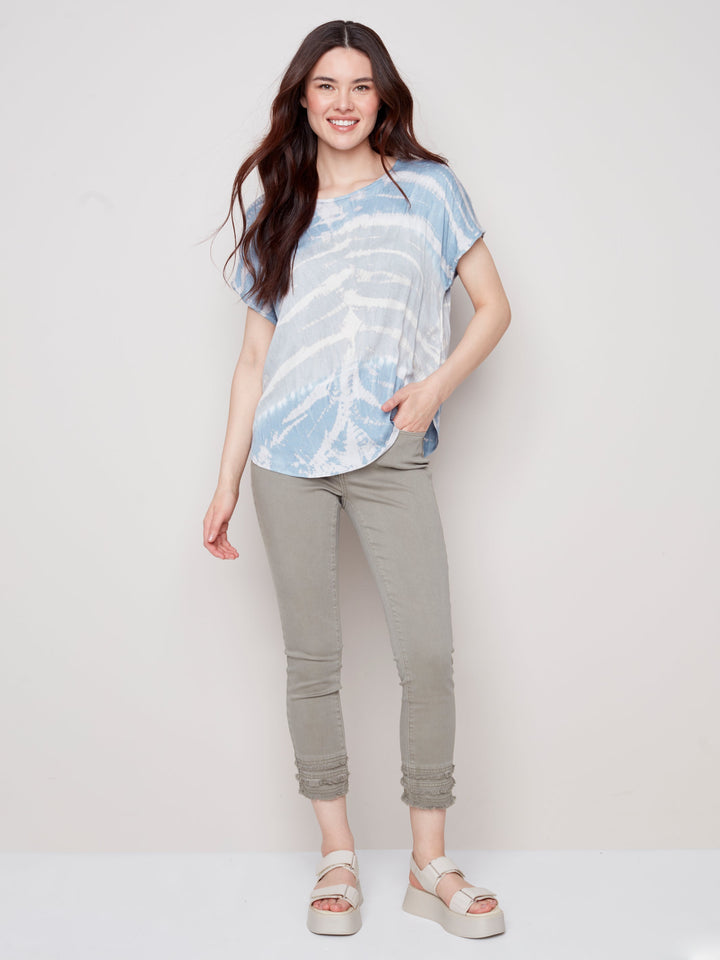 Tie Dye Short Sleeve Top