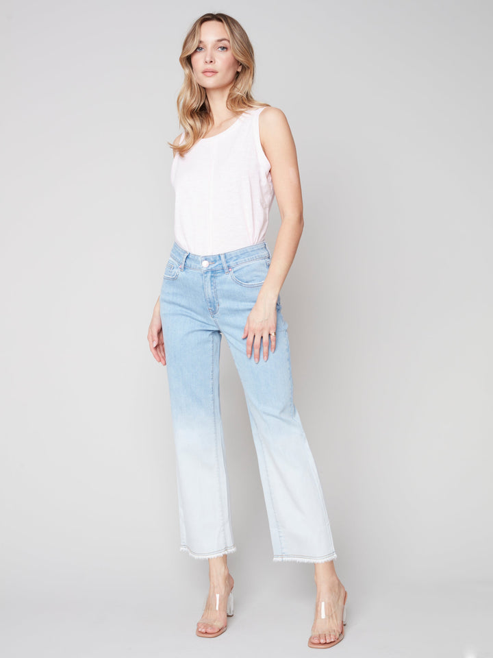 Ombre Stretch Denim Pant