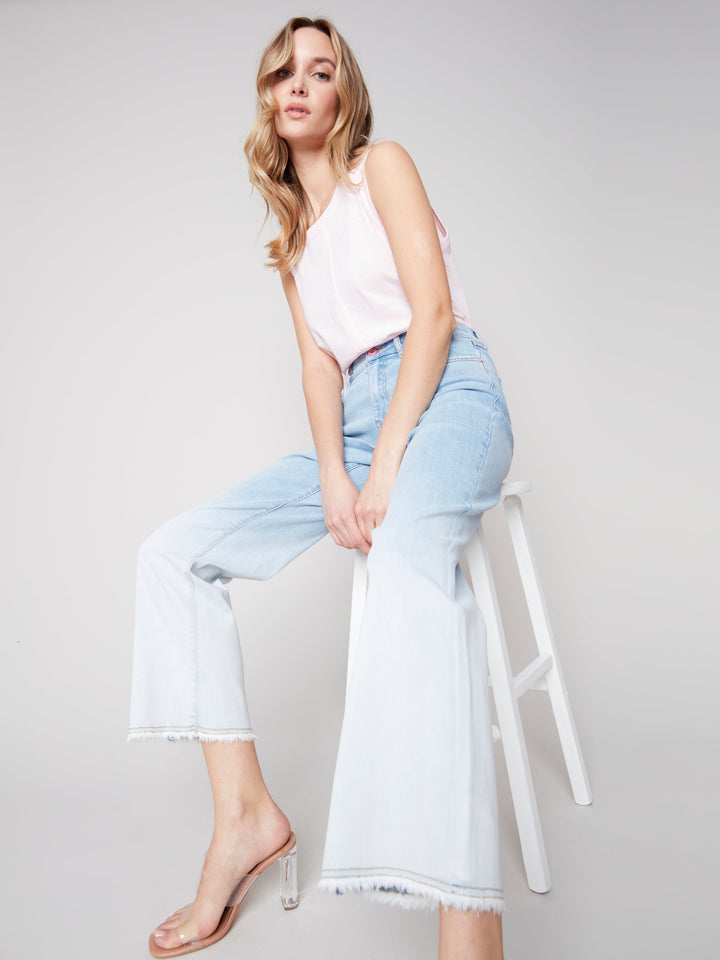 Ombre Stretch Denim Pant