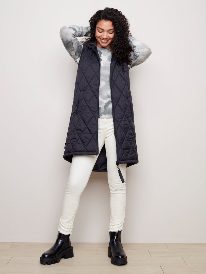 Quilted Puffer Zip Vest