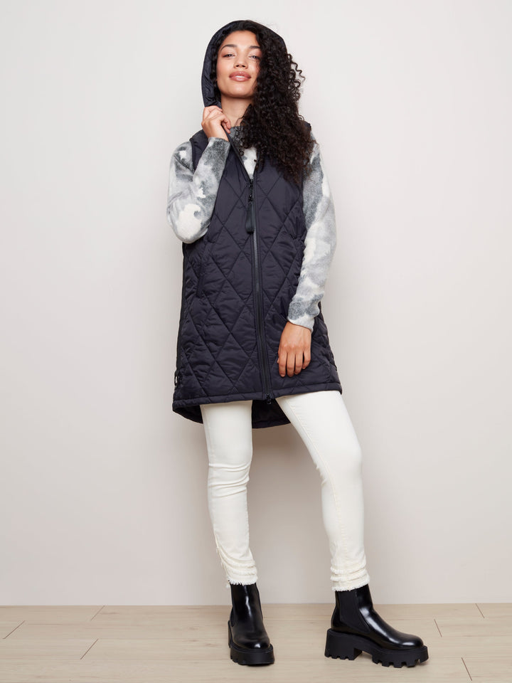 Quilted Puffer Zip Vest