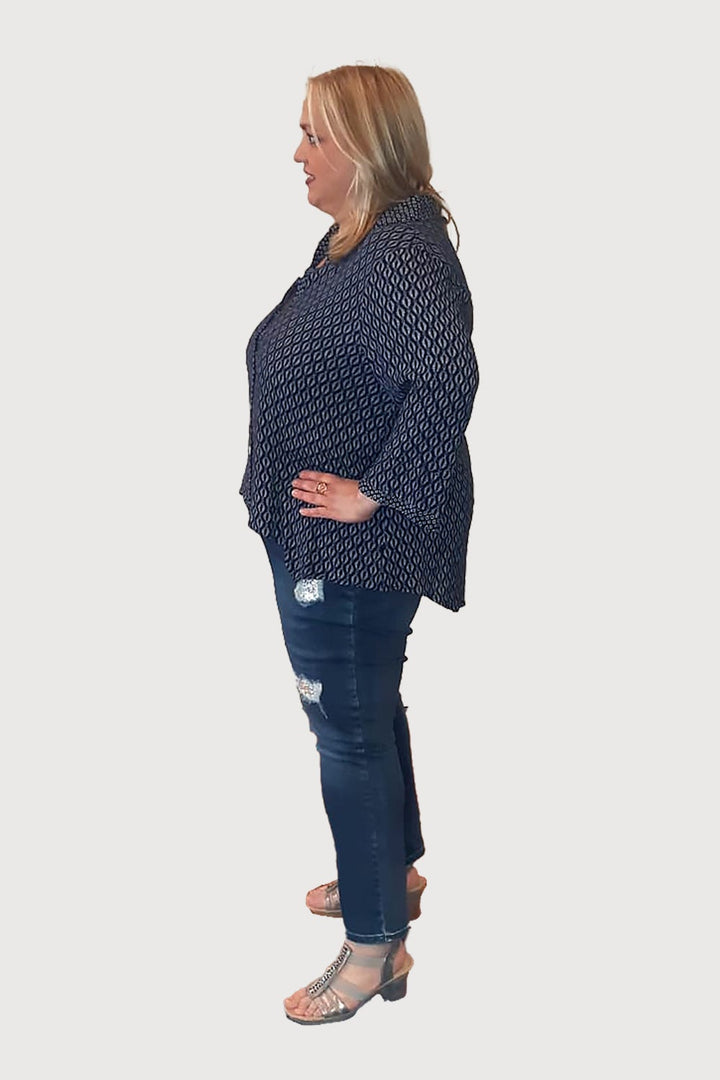 Long Diamond Blouse