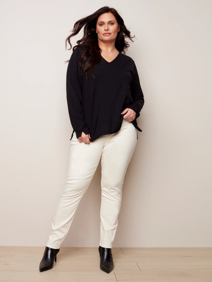 Great Cotton Twill Pull On Pant