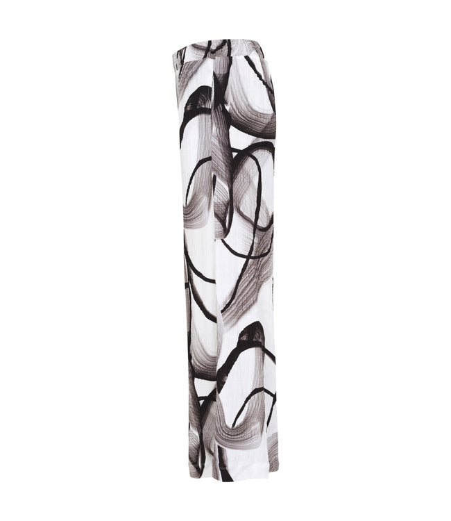Swirl PrInt Bubble Fabric Pant