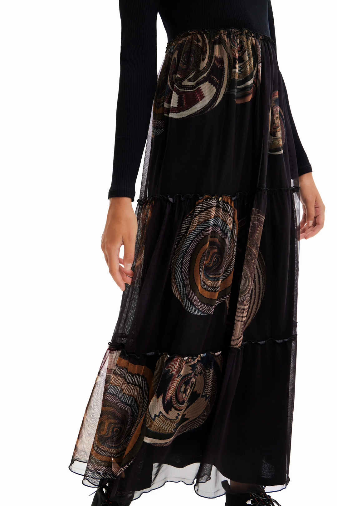Combo Print Dress