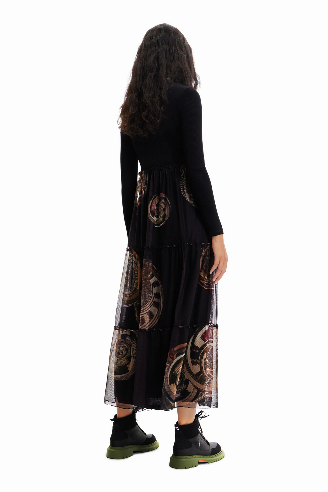 Combo Print Dress